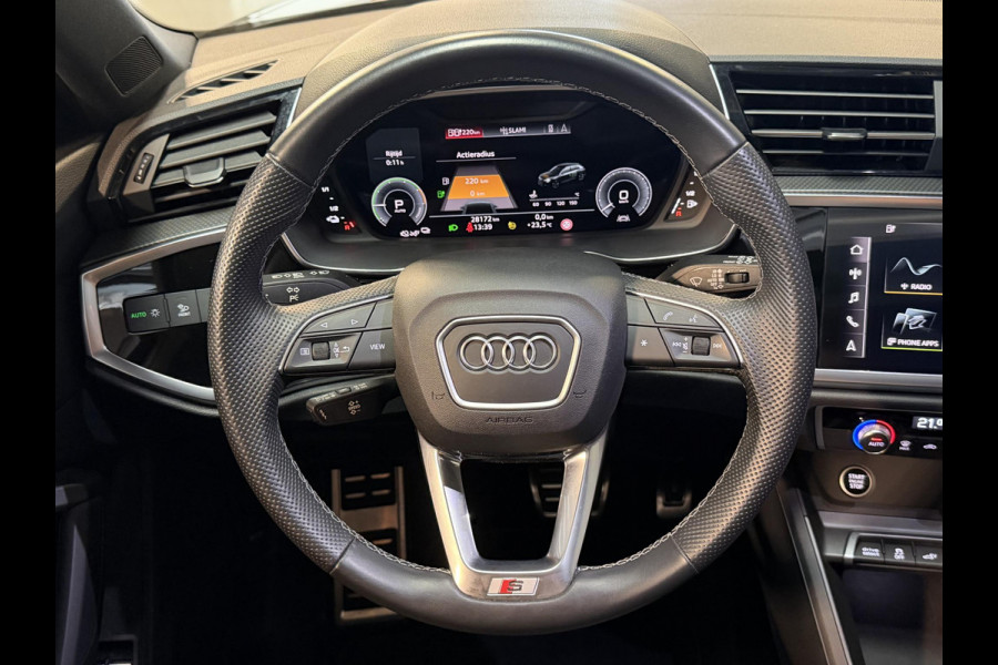 Audi Q3 Sportback 45 TFSI e S Edition 18"/Panoramadak/Dodehoek/Leder/Camera/Elektrische klep/Keyless