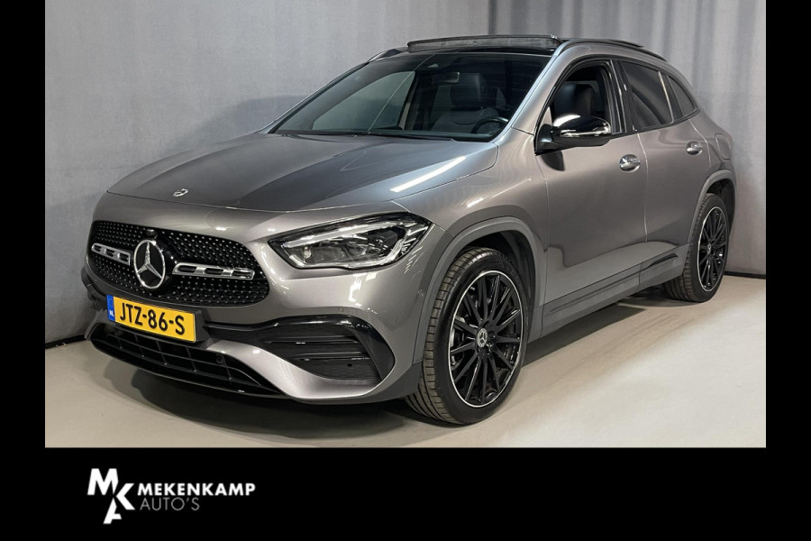 Mercedes-Benz GLA 250 e AMG Line 20"/Panoramadak/Memory stoel l+r/Matrix LED/Keyless/Sfeerverlichting/Stoelverwarming/Camera/