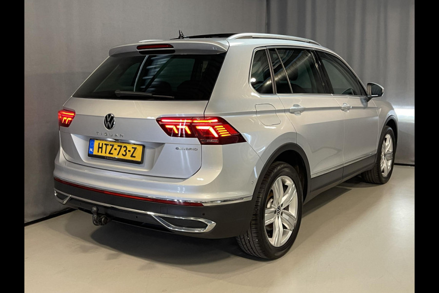 Volkswagen Tiguan 1.4 TSI eHybrid Elegance 19"/Panoramadak/Trekhaak/IQ Lights/Dodehoek/Camera/Adaptieve cruise/Elektrische klep/Stoel + stuurverwarming