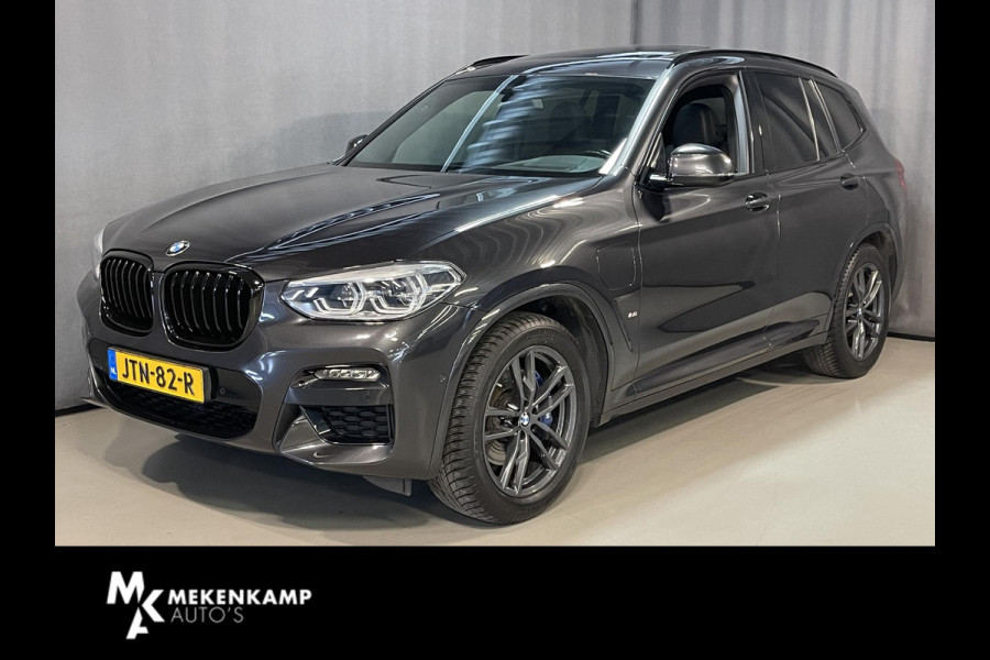 BMW X3 xDrive30e High Executive M Sport 19"/Leder/Panoramadak/Trekhaak/Keyless/Head-up/Stoelverwarming/Sfeerverlichting/Camera/Apple Carplay & Android Auto