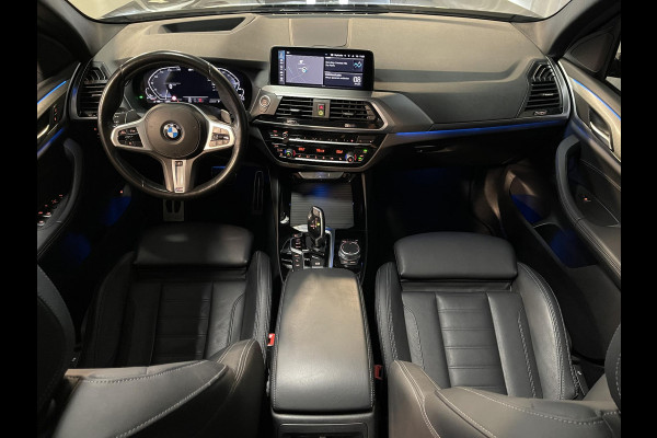 BMW X3 xDrive30e High Executive M Sport 19"/Leder/Panoramadak/Trekhaak/Keyless/Head-up/Stoelverwarming/Sfeerverlichting/Camera/Apple Carplay & Android Auto