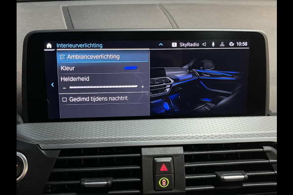 BMW X3 xDrive30e High Executive M Sport 19"/Leder/Panoramadak/Trekhaak/Keyless/Head-up/Stoelverwarming/Sfeerverlichting/Camera/Apple Carplay & Android Auto