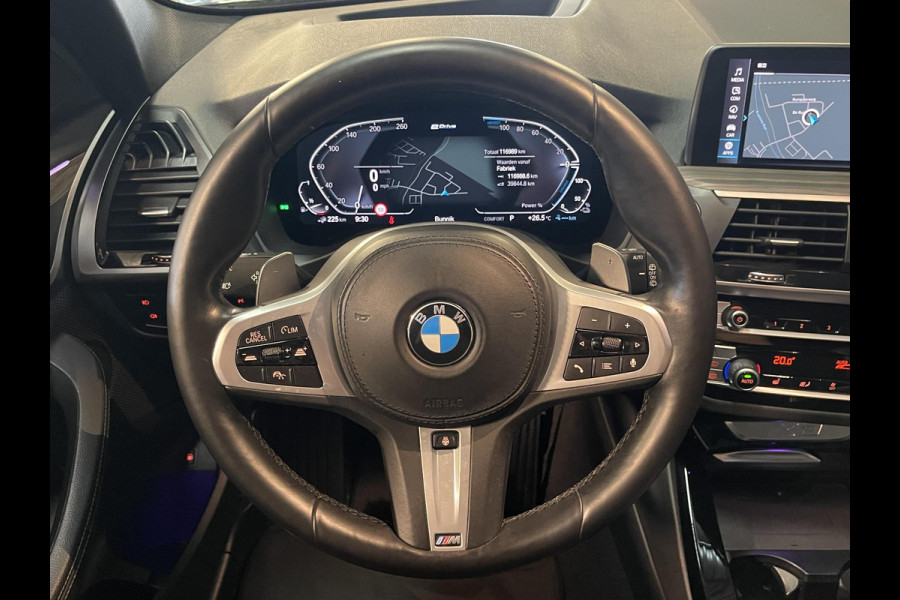 BMW X3 xDrive30e High Executive X Line 19"/Panoramadak/Trekhaak/360 camera/Adaptieve cruise/Dodehoek/Stoel + stuurverwarming/Head-up