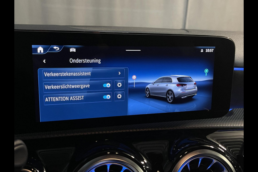 Mercedes-Benz A-Klasse 250 e AMG Line 18"/Panoramadak/Head-up/Memory l+r/Stoel + stuurverwarming/Matrix LED/360 camera/Keyless/Dodehoek/Apple Carplay & Android Auto