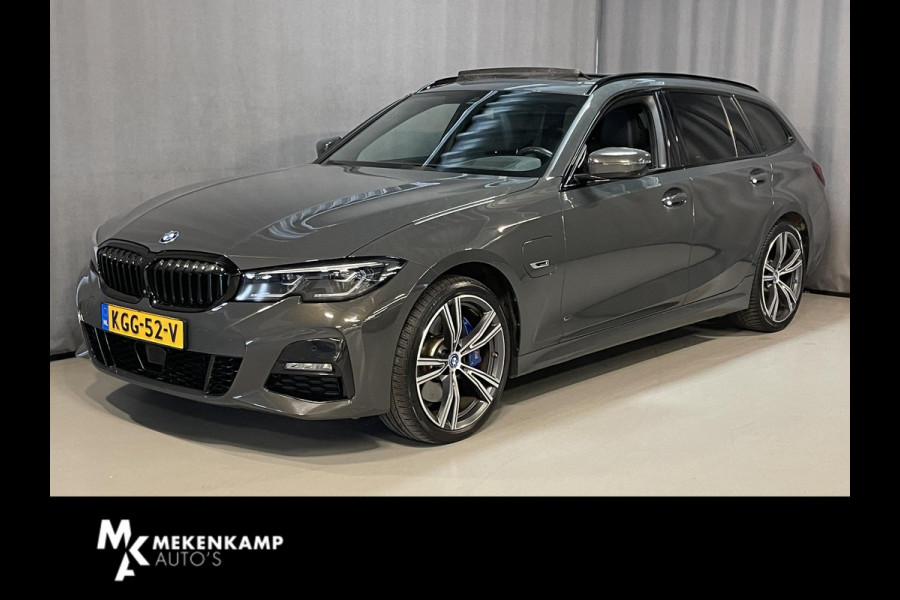 BMW 3 Serie Touring 330e xDrive High Executive 19"/Panoramadak/Adaptieve cruise/Stoelverwarming + memory/Laser LED/360 camera/Head-up/Keyless
