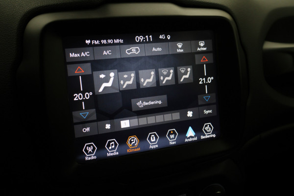 Jeep Renegade 4xe 240 Plug-in Hybrid Electric 80th Anniversary Climate, ACC, Camera, Apple Carplay, Stoelverwarming, Trekhaak, PDC, 19''