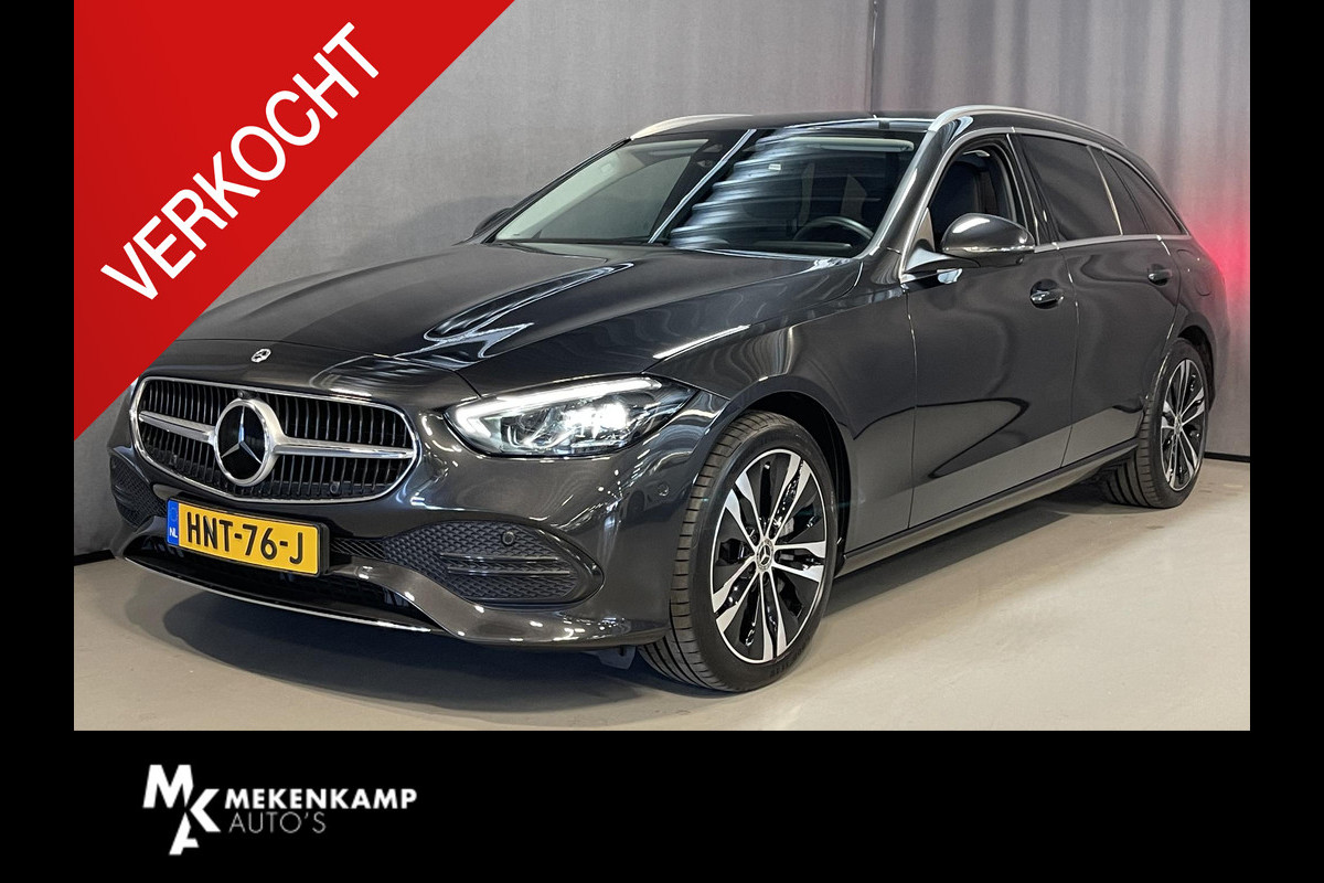 Mercedes-Benz C-Klasse Estate 300 e Luxury Line Limited 18"/Leder + memory l/r + massage/360 camera/Elektrische klep/Adaptieve cruise/Dodehoek/Sfeerverlichting