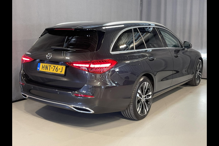 Mercedes-Benz C-Klasse Estate 300 e Luxury Line Limited 18"/Leder + memory l/r + massage/360 camera/Elektrische klep/Adaptieve cruise/Dodehoek/Sfeerverlichting