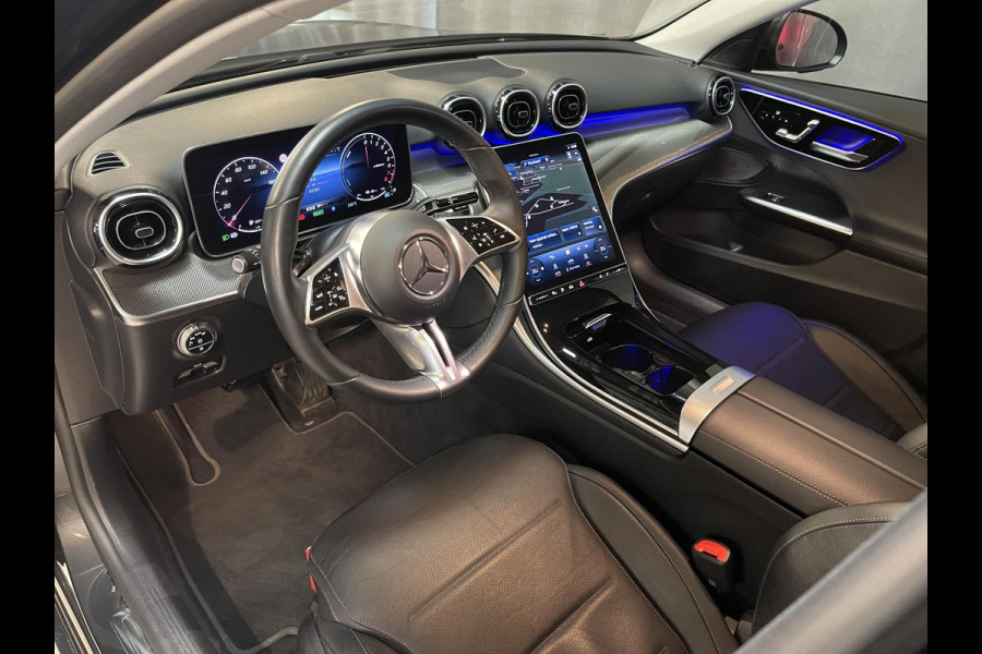 Mercedes-Benz C-Klasse Estate 300 e Luxury Line Limited 18"/Leder + memory l/r + massage/360 camera/Elektrische klep/Adaptieve cruise/Dodehoek/Sfeerverlichting