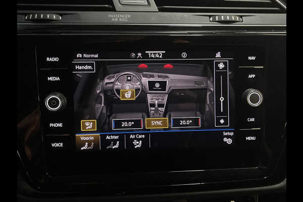 Volkswagen Touran 1.5 TSI Highline 7p 16"/Stoel + stuurverwarming + massage/Keyless/Elektrische klep/PDC v+a/Apple Carplay & Android Auto