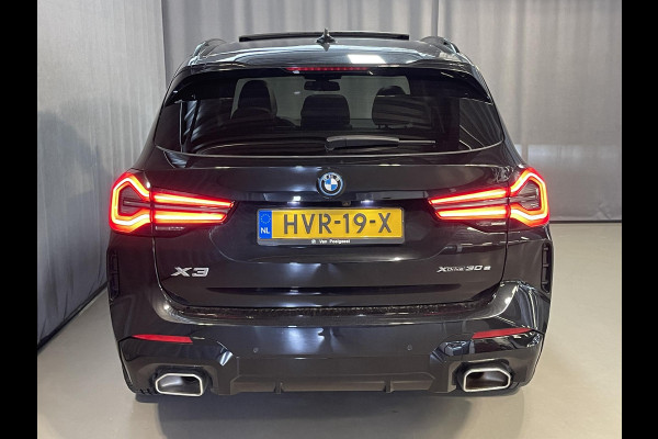 BMW X3 xDrive30e High Executive M Sport 20"/Panoramadak/Leder + memory/360 camera/Harman Kardon/Keyless/Dodehoek/Head-up/Adaptief onderstel + Sport steering/Stoelverwarming/Alarm