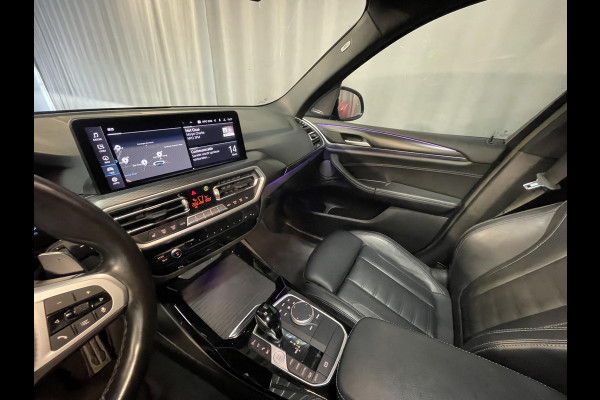 BMW X3 xDrive30e High Executive M Sport 20"/Panoramadak/Leder + memory/360 camera/Harman Kardon/Keyless/Dodehoek/Head-up/Adaptief onderstel + Sport steering/Stoelverwarming/Alarm
