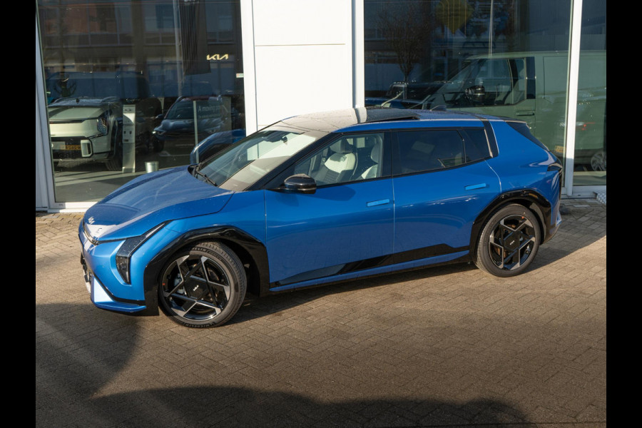 Kia EV4 GT-Line 81.4 kWh | Staat al in bestelling | Schuifkanteldak | Stoel en stuurverwarming | Elektrische achterklep | Panorama | LMV | Speciale kleur