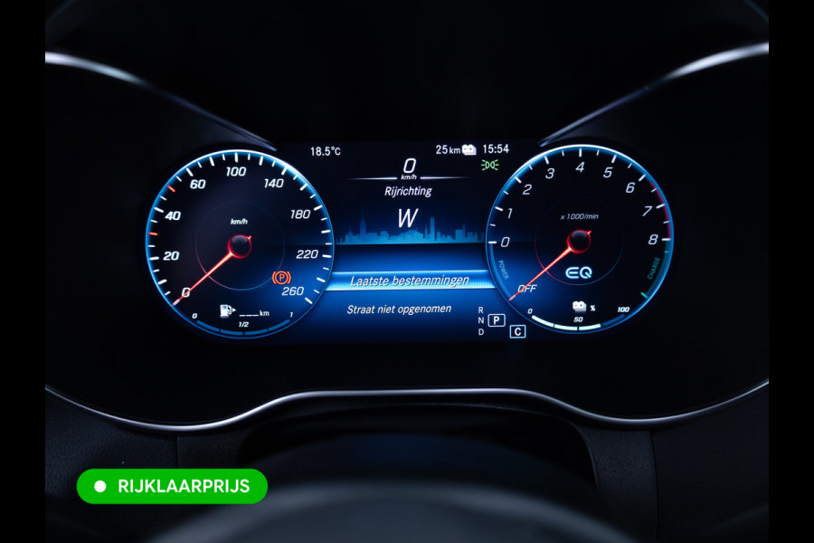 Mercedes-Benz GLC 300e 4MATIC Bus. Solution Lux. | Pano | Luchtvering | Leer | Adaptive cruise | Elec. Trekhaak | Elektrische klep, 360 camera, Stoel-, achterbankverwarming, Stoel ventilatie