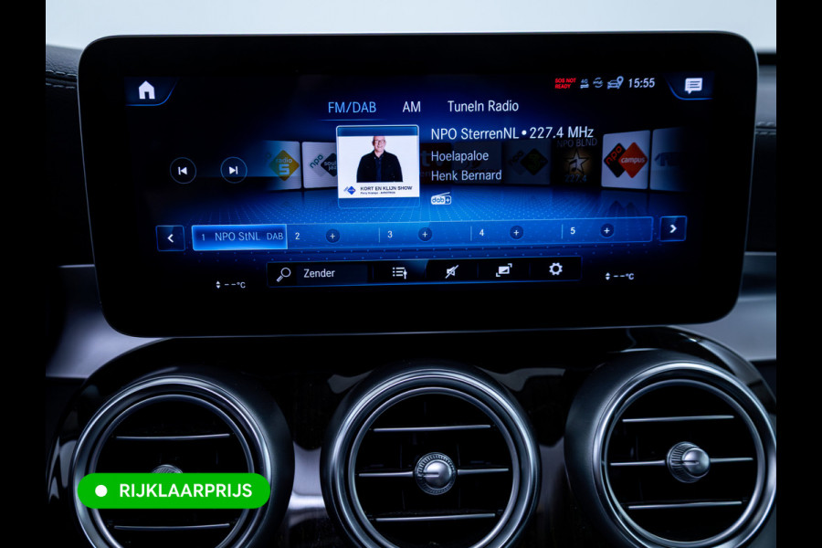 Mercedes-Benz GLC 300e 4MATIC Bus. Solution Lux. | Pano | Luchtvering | Leer | Adaptive cruise | Elec. Trekhaak | Elektrische klep, 360 camera, Stoel-, achterbankverwarming, Stoel ventilatie