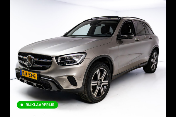 Mercedes-Benz GLC 300e 4MATIC Bus. Solution Lux. | Pano | Luchtvering | Leer | Adaptive cruise | Elec. Trekhaak | Elektrische klep, 360 camera, Stoel-, achterbankverwarming, Stoel ventilatie