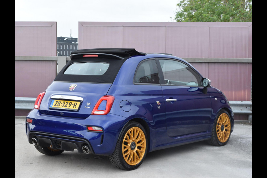 Fiat 500C 1.4 T-Jet Abarth Turismo 595 | ZWART LEDEREN BEKLEDING | NAVI | CLIMATE CONTROL | PARKEERSENSOREN | 165 PK | NL AUTO |