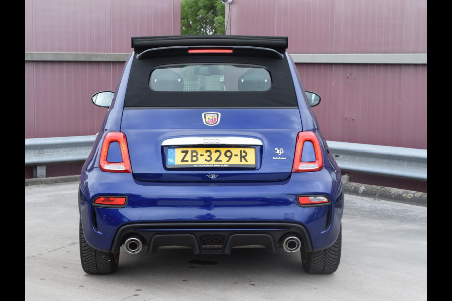 Fiat 500C 1.4 T-Jet Abarth Turismo 595 | ZWART LEDEREN BEKLEDING | NAVI | CLIMATE CONTROL | PARKEERSENSOREN | 165 PK | NL AUTO |