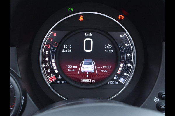 Fiat 500C 1.4 T-Jet Abarth Turismo 595 | ZWART LEDEREN BEKLEDING | NAVI | CLIMATE CONTROL | PARKEERSENSOREN | 165 PK | NL AUTO |