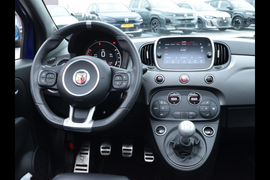 Fiat 500C 1.4 T-Jet Abarth Turismo 595 | ZWART LEDEREN BEKLEDING | NAVI | CLIMATE CONTROL | PARKEERSENSOREN | 165 PK | NL AUTO |