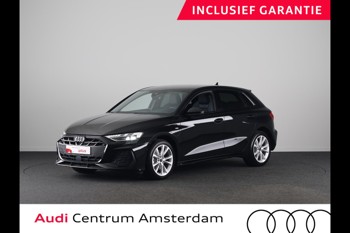 Audi A3 Sportback 40 TFSI e S edition 204 pk S-tronic | Verlengde garantie | Navigatie | Parkeersensoren (Park assist) | Achteruitrijcamera | Adaptieve cruise control | Stoelverwarming | S-Line |