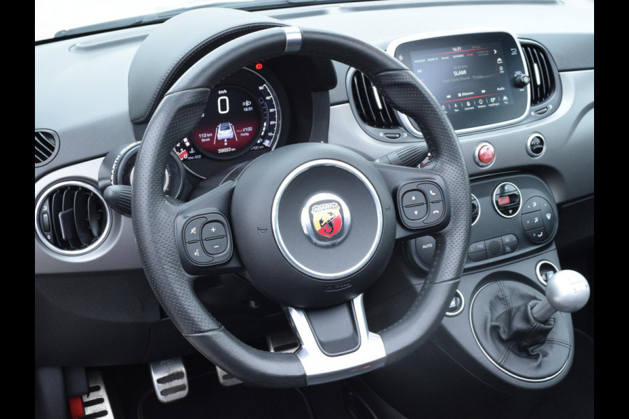 Abarth 500 C 1.4 T-Jet Abarth Turismo 595 | ZWART LEDEREN BEKLEDING | NAVI | CLIMATE CONTROL | PARKEERSENSOREN | 165 PK | NL AUTO |