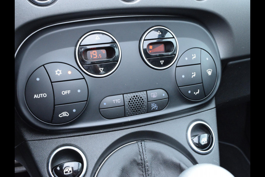 Abarth 500 C 1.4 T-Jet Abarth Turismo 595 | ZWART LEDEREN BEKLEDING | NAVI | CLIMATE CONTROL | PARKEERSENSOREN | 165 PK | NL AUTO |