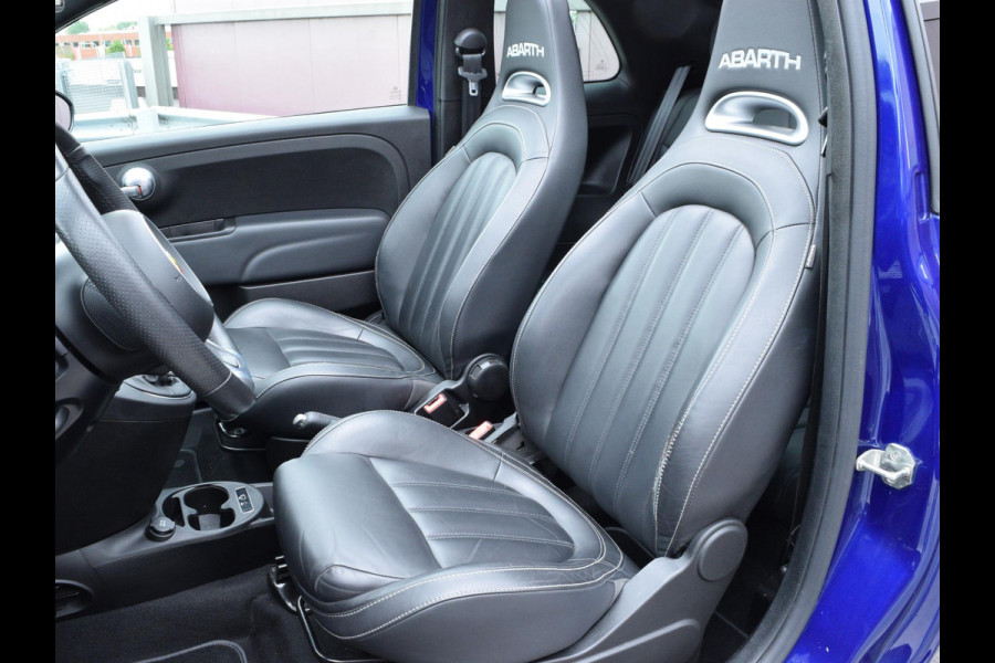 Abarth 500 C 1.4 T-Jet Abarth Turismo 595 | ZWART LEDEREN BEKLEDING | NAVI | CLIMATE CONTROL | PARKEERSENSOREN | 165 PK | NL AUTO |