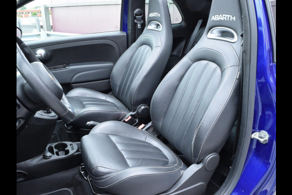 Abarth 500 C 1.4 T-Jet Abarth Turismo 595 | ZWART LEDEREN BEKLEDING | NAVI | CLIMATE CONTROL | PARKEERSENSOREN | 165 PK | NL AUTO |