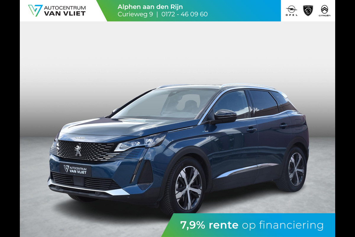 Peugeot 3008 1.6 HYbrid 225 Blue Lease GT TREKHAAK | CAMERA MET SENSOREN | NAVI & CARPLAY |