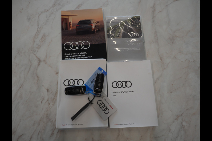 Audi A6 Avant 50 TFSI e quattro | Leder | Trekhaak | 360 | Sfeerlicht | Memory | Keyless | Adaptive Cruise | Carplay