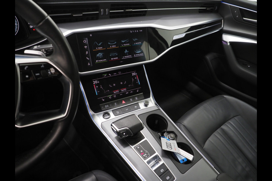 Audi A6 Avant 50 TFSI e quattro | Leder | Trekhaak | 360 | Sfeerlicht | Memory | Keyless | Adaptive Cruise | Carplay