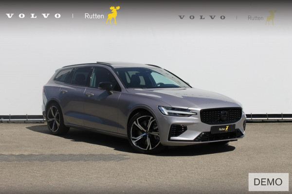 Volvo V60 T6 350PK Automaat Plug-in hybrid AWD Ultra Dark Adaptieve Cruise Control / Head-up display / Panoramisch schuif-kanteldak / Harman Kardon Audio / Blis / Google infotainment