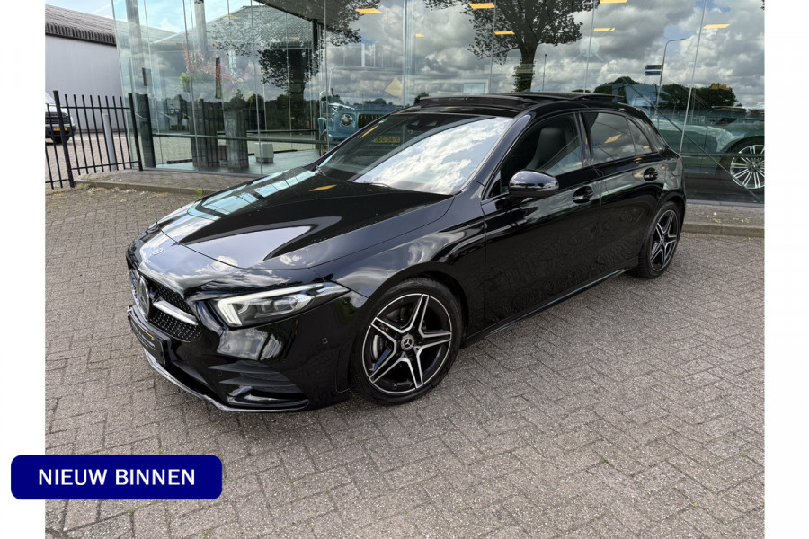 Mercedes-Benz A-Klasse 200 Business Solution AMG ** Panodak ** LED ** Carplay ** APK 11-2027!! ** Dealeronderhouden
