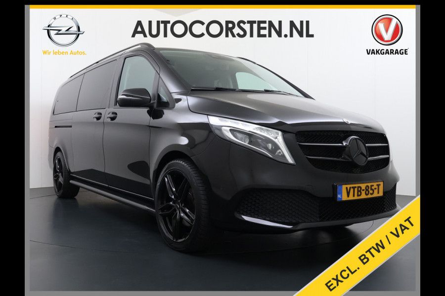 Mercedes-Benz V-Klasse 300d 4-MATIC Extra Lang Dubbele Cabine 5-Persoons 2X Elek.Schuifdeur Trekhaak Apple Carplay Android Auto Navi* Camera Cruise Con Stoelverwarming Lmv 20" Privacy Glas Led Isofix DAB Elek.Achterklep 2.000KG Trekgewicht