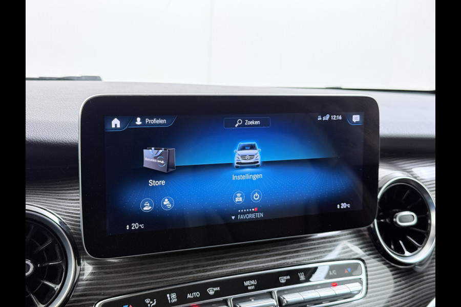 Mercedes-Benz V-Klasse 300d 4-MATIC Extra Lang Dubbele Cabine 5-Persoons 2X Elek.Schuifdeur Trekhaak Apple Carplay Android Auto Navi* Camera Cruise Con Stoelverwarming Lmv 20" Privacy Glas Led Isofix DAB Elek.Achterklep 2.000KG Trekgewicht