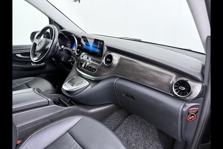 Mercedes-Benz V-Klasse 300d 4-MATIC Extra Lang Dubbele Cabine 5-Persoons 2X Elek.Schuifdeur Trekhaak Apple Carplay Android Auto Navi* Camera Cruise Con Stoelverwarming Lmv 20" Privacy Glas Led Isofix DAB Elek.Achterklep 2.000KG Trekgewicht