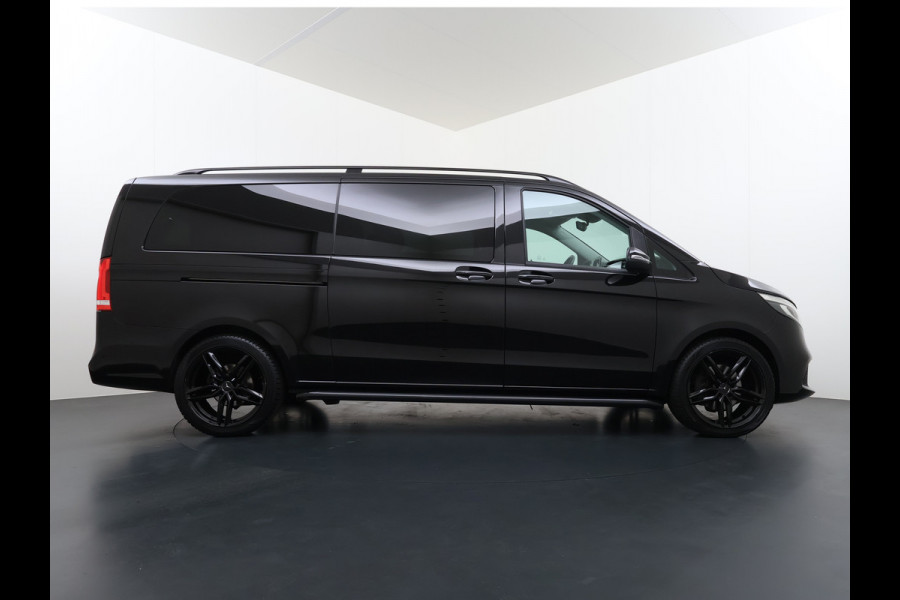 Mercedes-Benz V-Klasse 300d 4-MATIC Extra Lang Dubbele Cabine 5-Persoons 2X Elek.Schuifdeur Trekhaak Apple Carplay Android Auto Navi* Camera Cruise Con Stoelverwarming Lmv 20" Privacy Glas Led Isofix DAB Elek.Achterklep 2.000KG Trekgewicht