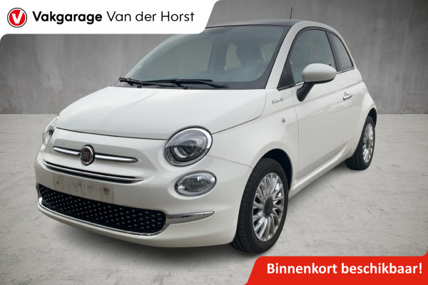 Fiat 500 1.0 70 pk Hybrid Dolcevita Panoramadak, Cruise Control, Climate Control, Navigatie, Bluetooth