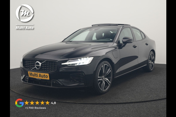 Volvo S60 T8 AWD R Design Polestar Engineerd PHEV 405pk Dealer O.H. | Panodak | Adaptive Cruise | Camera | Harman / Kardon | Lederen Sportstoelen Memory & Verwarmd | Keyless | Stuur Verwarmd | Apple Carplay | Navigatie | DAB | Plug In Hybrid |