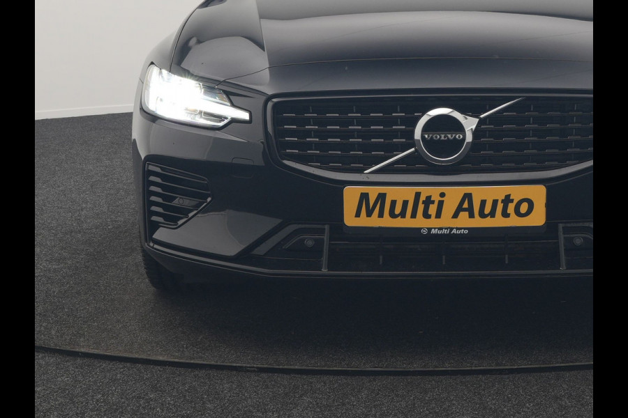 Volvo S60 T8 AWD R Design Polestar Engineerd PHEV 405pk Dealer O.H. | Panodak | Adaptive Cruise | Camera | Harman / Kardon | Lederen Sportstoelen Memory & Verwarmd | Keyless | Stuur Verwarmd | Apple Carplay | Navigatie | DAB | Plug In Hybrid |
