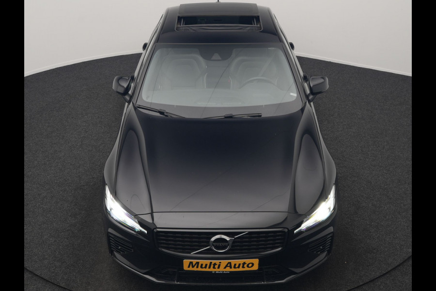 Volvo S60 T8 AWD R Design Polestar Engineerd PHEV 405pk Dealer O.H. | Panodak | Adaptive Cruise | Camera | Harman / Kardon | Lederen Sportstoelen Memory & Verwarmd | Keyless | Stuur Verwarmd | Apple Carplay | Navigatie | DAB | Plug In Hybrid |