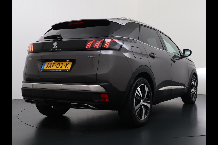 Peugeot 3008 1.6 HYbrid4 300 GT RIJKLAARPRIJS INC. 12MND BOVAG GARANTIE | PANORAMADAK| ADAPTIVE CRUISE CONTROL| STANDKACHEL| CAMERA VOOR + ACHTER|