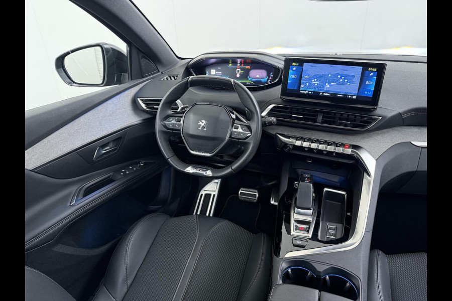 Peugeot 3008 1.6 HYbrid4 300 GT RIJKLAARPRIJS INC. 12MND BOVAG GARANTIE | PANORAMADAK| ADAPTIVE CRUISE CONTROL| STANDKACHEL| CAMERA VOOR + ACHTER|