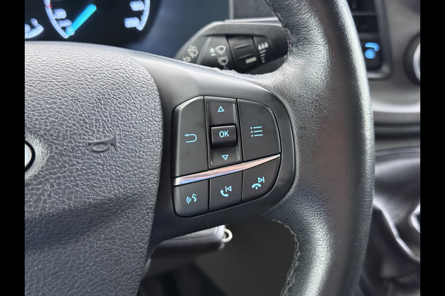 Ford Transit 310 2.0TDCI 130PK L2H2 3-Persoons Navi* Camera Apple Carplay Android Auto Cruise Control Lane Assist Pdc Trend Stoelverwarming Elek.Stoel Wifi DAB Betonplex Vloer Wandbetimmering Schuifdeur 1e Eigenaar Euro 6