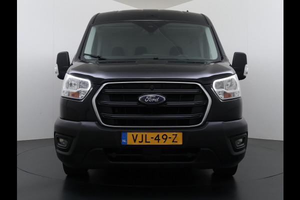 Ford Transit 310 2.0TDCI 130PK L2H2 3-Persoons Navi* Camera Apple Carplay Android Auto Cruise Control Lane Assist Pdc Trend Stoelverwarming Elek.Stoel Wifi DAB Betonplex Vloer Wandbetimmering Schuifdeur 1e Eigenaar Euro 6
