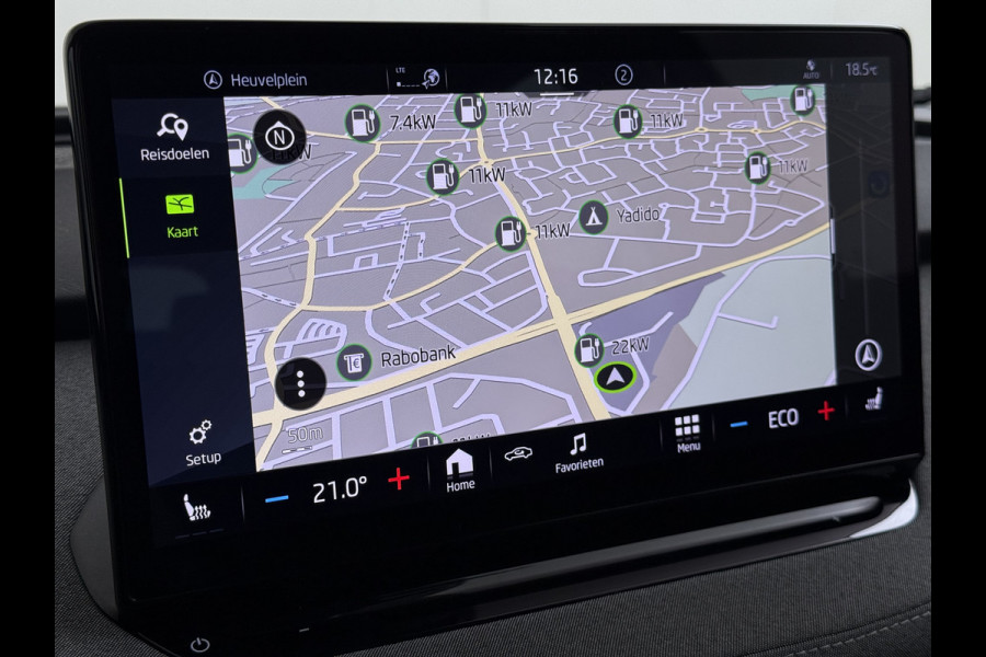 Škoda ENYAQ iV 60 SOH 93% Adap.Cruise Stuur+Stoelverwarming 3-Zone Ecc Camera Apple Carplay Android Auto Navi Pdc Lmv 20" DAB P-Assist Isofix Keyless-Go Verkeersbord detectie File Assist 1e Eigenaar Dealeronderhouden Origineel Nederlandse Auto
