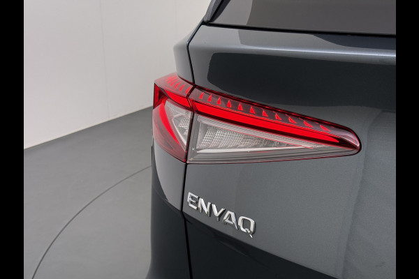 Škoda ENYAQ iV 60 First Edition Adap.Cruise Stuur+Stoelverwarming Camera 3-Zone Ecc Elek.Stoel+Memory Apple Carplay Android Auto Navi Pdc SOH 90% Keyless Advanced Matrix-Led Privacy Glas Lmv 20" DAB P-Assist Dodehoek detector Rijstrooksensor Origineel Nederlandse Auto