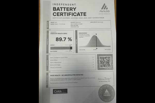 Tesla Model X 75D Base SOH 89.7%