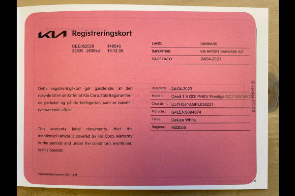 Kia Ceed Sportswagon 1.6 GDI PHEV DynamicLine|ACC|ANDROID+CARPLAY|STOEL+STUURVERW|CAMERA|CRUISE+CLIMATE CTR|INCL. BTW|1e EIGENAAR|